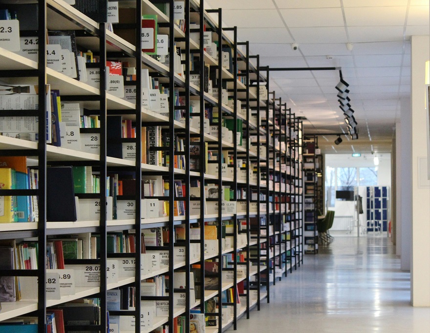 Stacks in a library