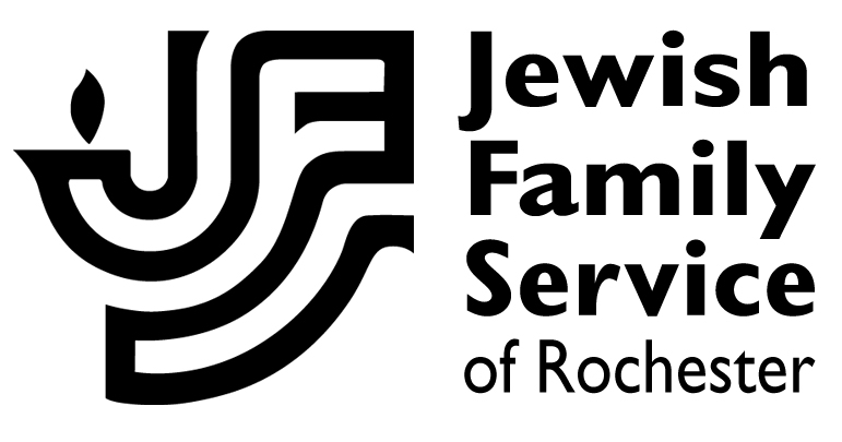 Jewish Family Services logo in black