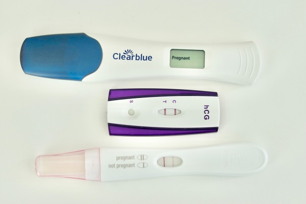 three positive pregnancy tests